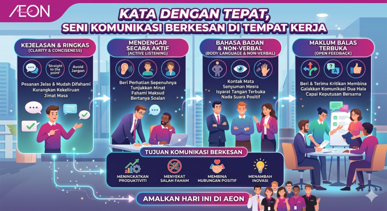 Kata dengan Tepat, Seni Komunikasi Berkesan di Tempat Kerja