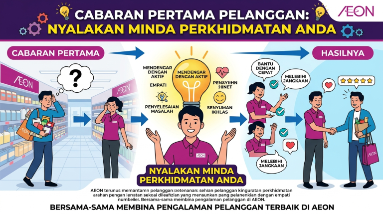 Cabaran Pertama Pelanggan: Nyalakan Minda Perkhidmatan Anda